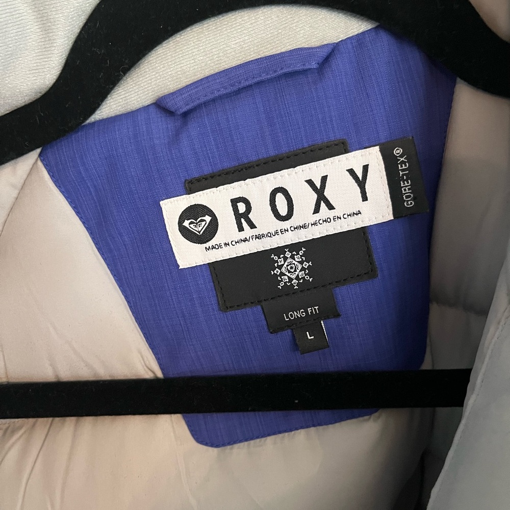 Roxy Women’s Size Large Blue insulated Snow Snowbard/ Ski Jacket - Picture 3 of 3